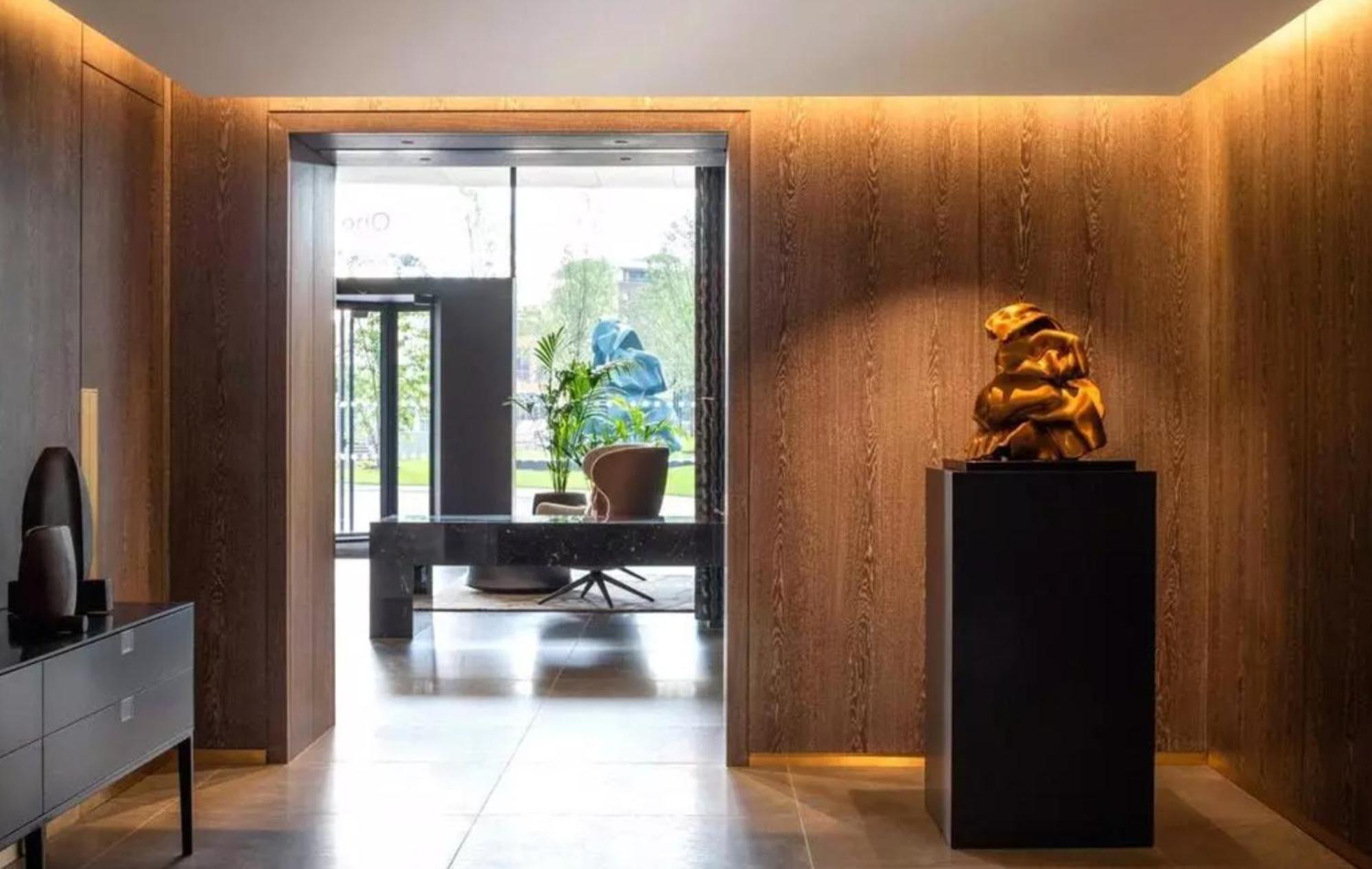 Two Bedrooms Penthouse One Park Drive, Canary Wharf London Exterior foto