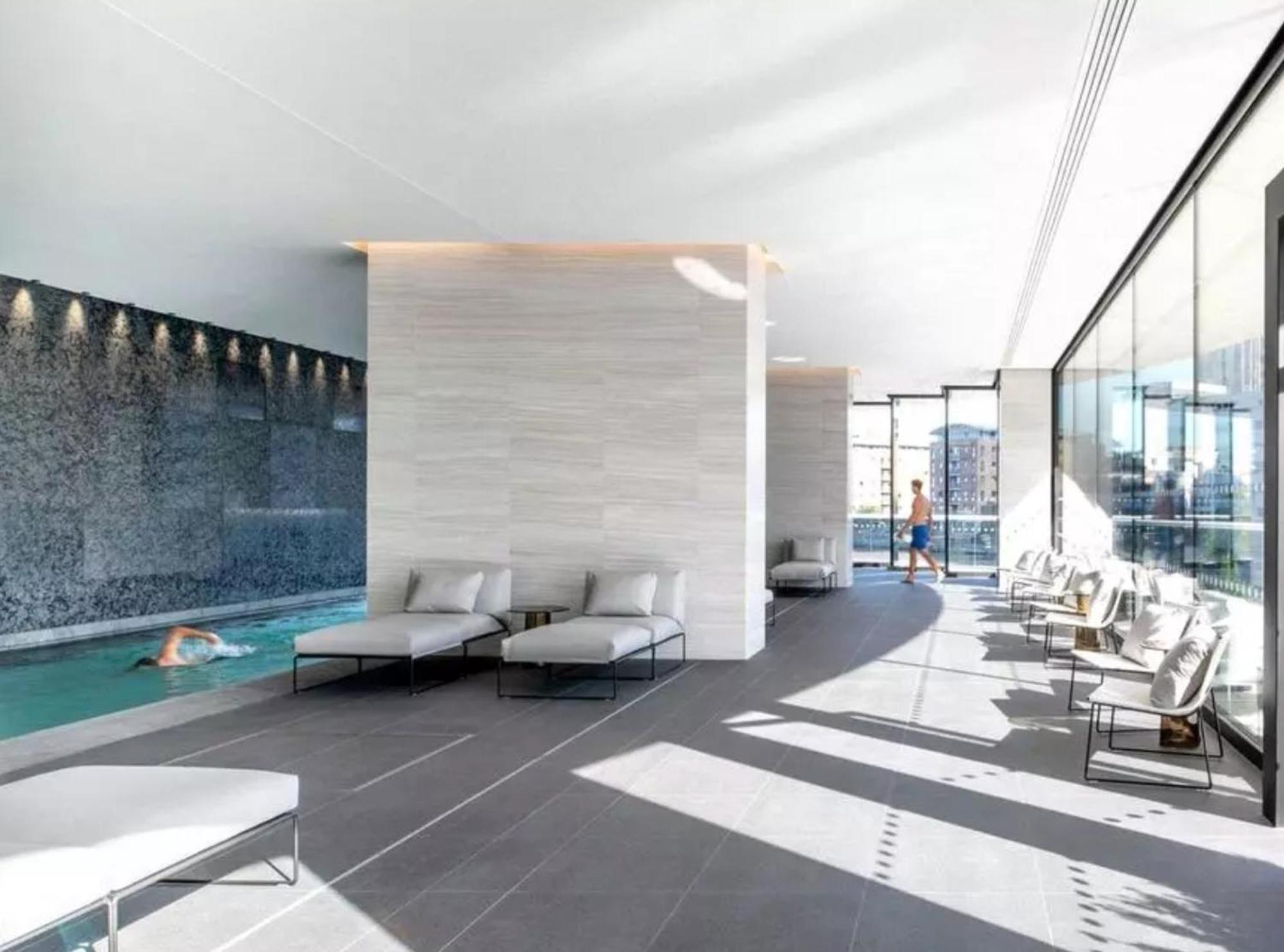 Two Bedrooms Penthouse One Park Drive, Canary Wharf London Exterior foto