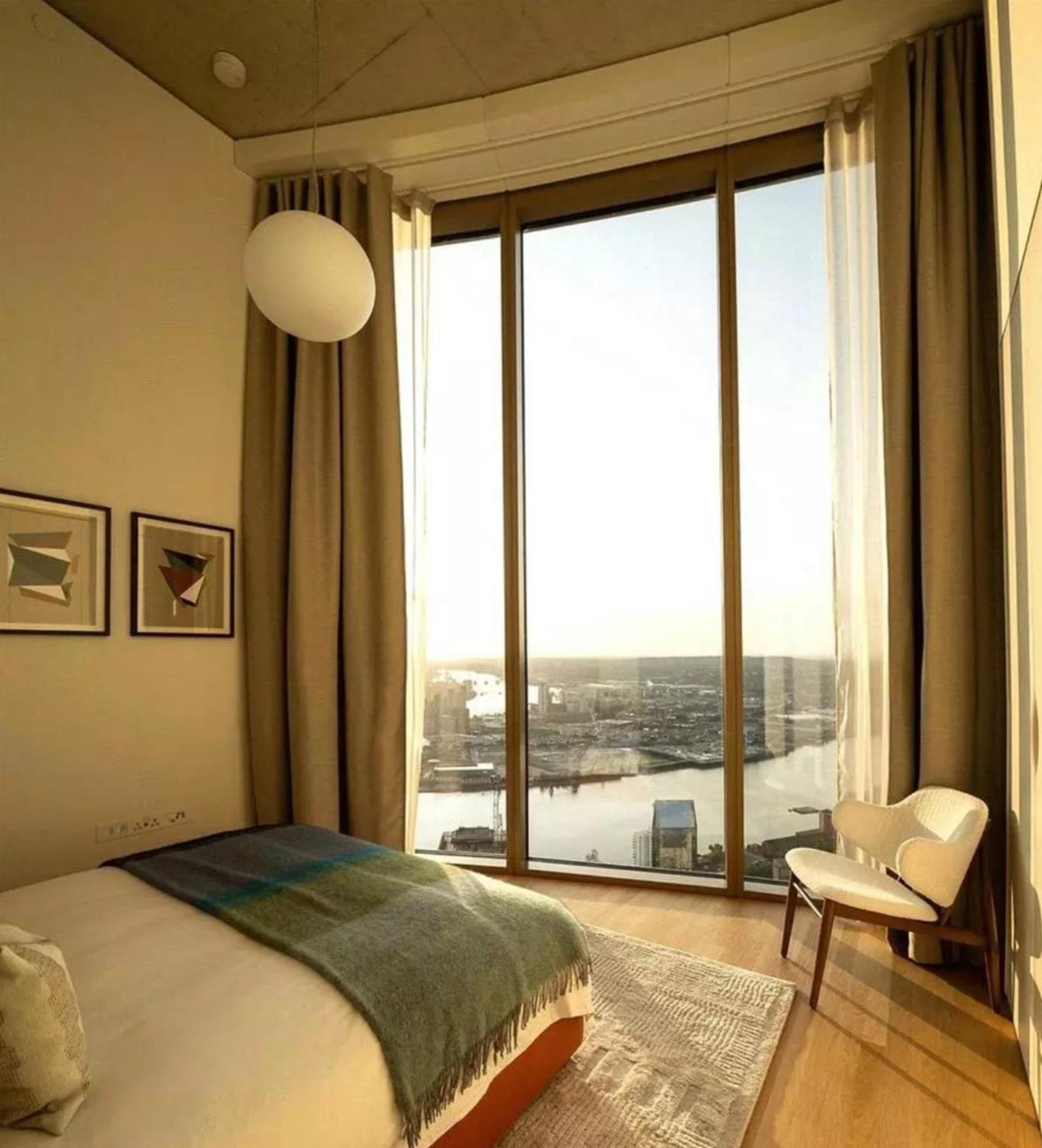 Two Bedrooms Penthouse One Park Drive, Canary Wharf London Exterior foto